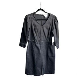 NWT Liz Claiborne Black Denim Dress | Denim Dress | Petite Denim Dress